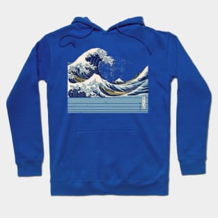 Hokusai Great Wave Vintage Japanese Art Hoodie